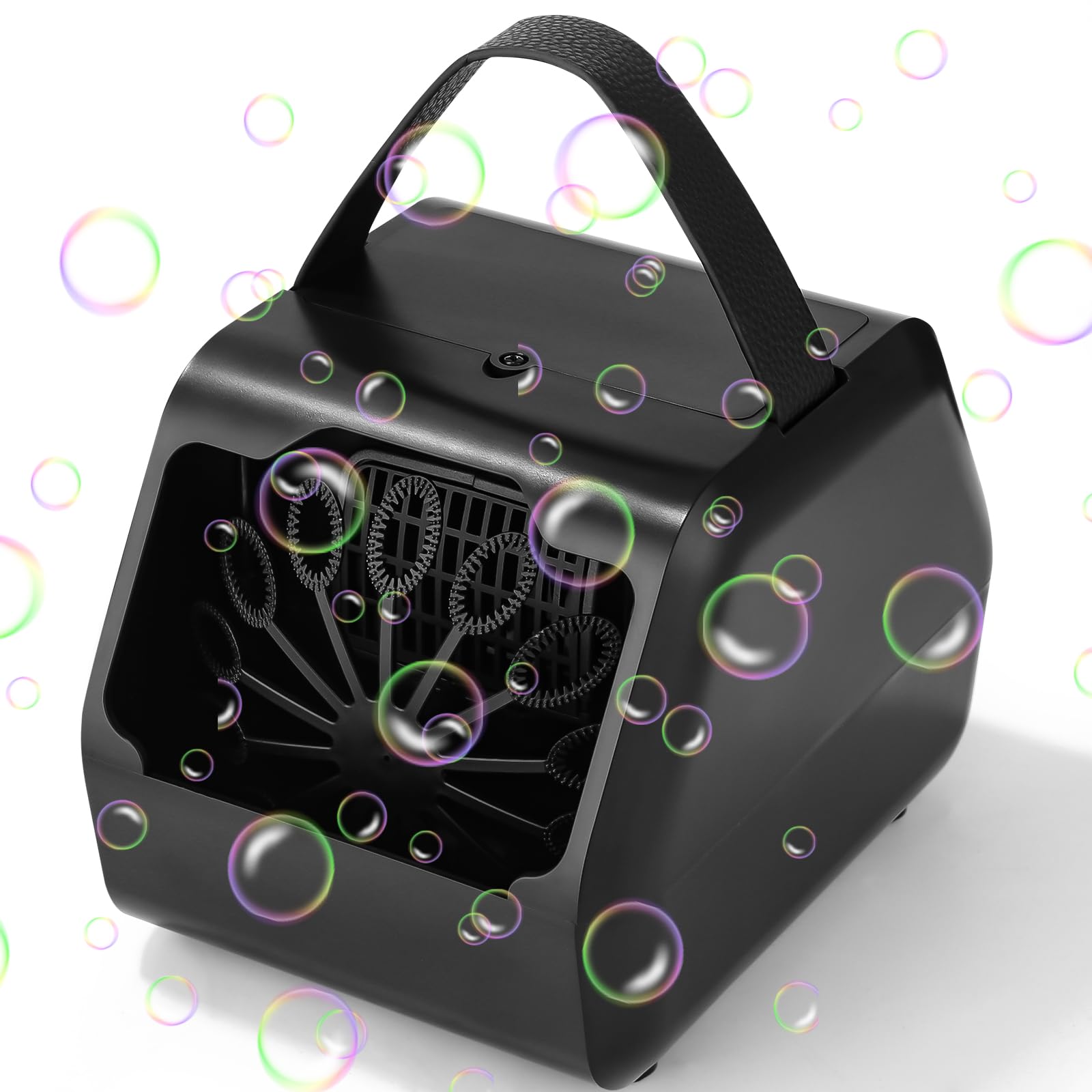 Machine à Bulles Automatique Portable 400 Ml - 14000 Bulles/Min - Charge USB-C - Jouet Enfants Et Animaux