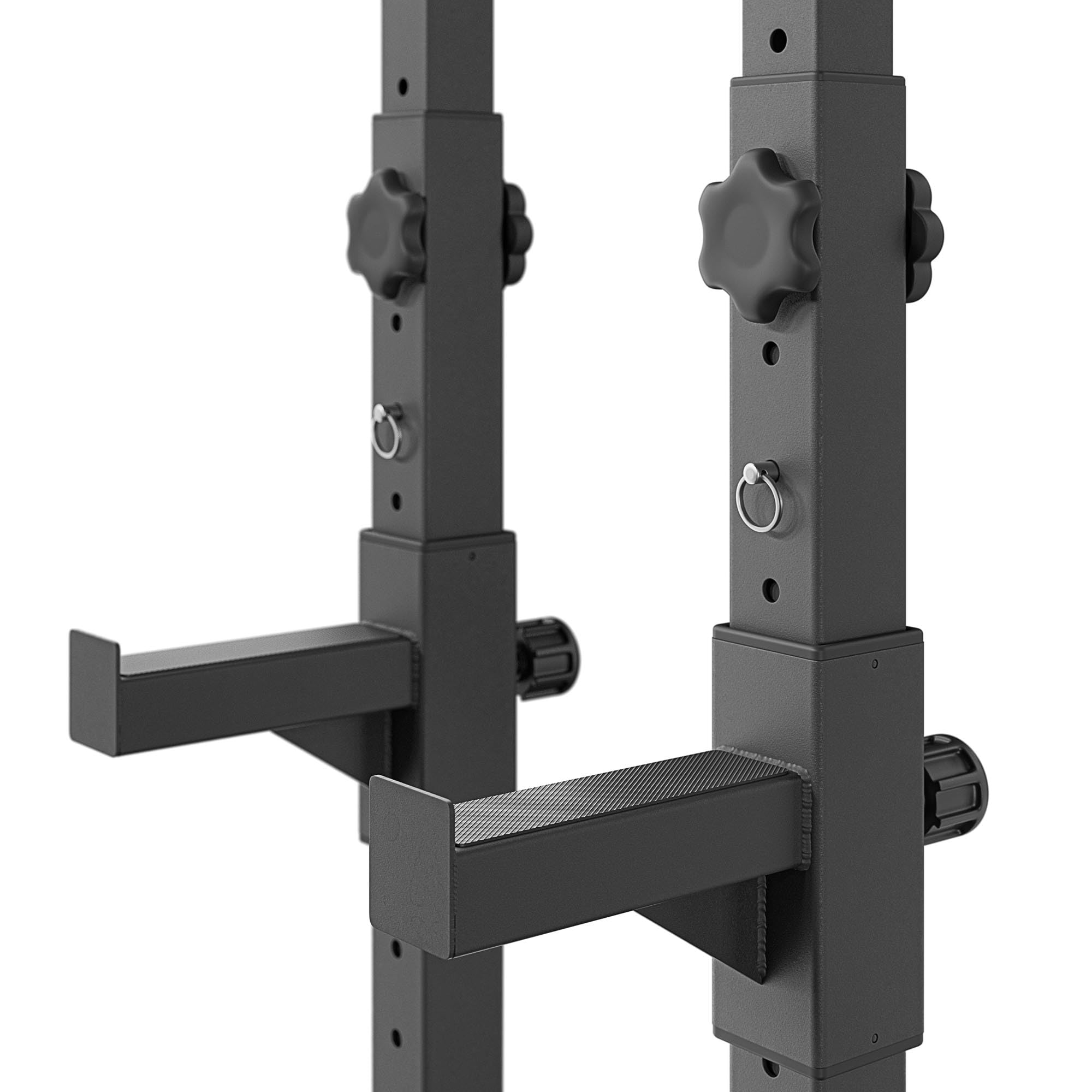 TREX SPORT Hantelständer Hantelablage 12-Fach verstellbar bis 200kg TX-090S | Langhantelständer, Sicherheitsablage mit 7 Höhenstufen, Metall Kniebeugenständer für Krafttraining Zuhause, stabil