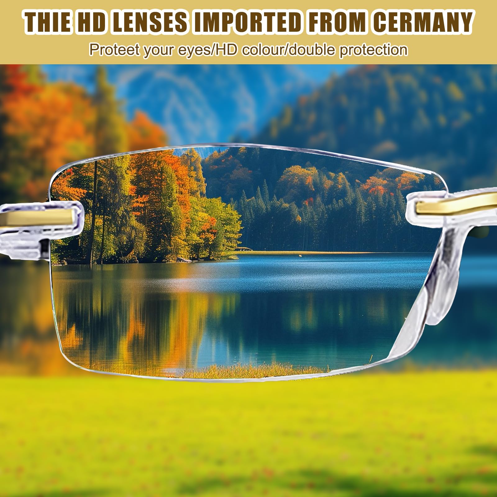 3 Pcs Gafas Autograduables Inteligentes,Gafas Inteligentes Autograduables,PresbiciaGafa de Lectura Gafa Con Zoom Automático Y Protección Contra La Luz Azul,Con 3 Paño Limpieza y 3 Estuche Para Gafa — view 2