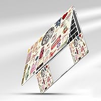 Vista 152 de Adhesivo para laptop de 12.1-15.6 pulgadas, calcomanía reutilizable universal de vinilo para laptop, protector de arte impermeable en color panal