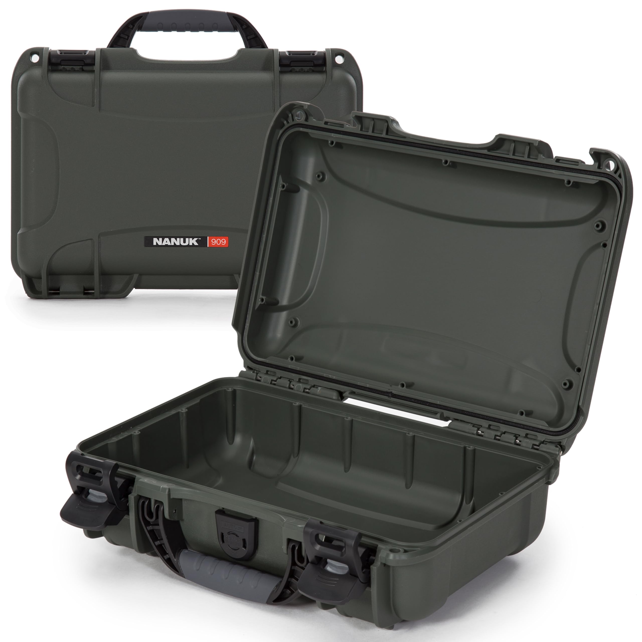 Nanuk 909 - Funda rígida Impermeable (Resistente al Agua), Color Verde Oliva