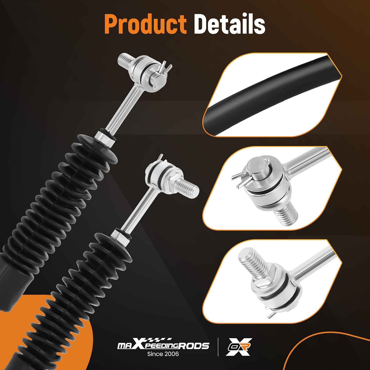 maXpeedingrods 7081893 Gear Shift Cable for Polaris RZR XP 4 1000 2014-2023, for Polaris RZR XP4 Turbo 2016-2021 7083010