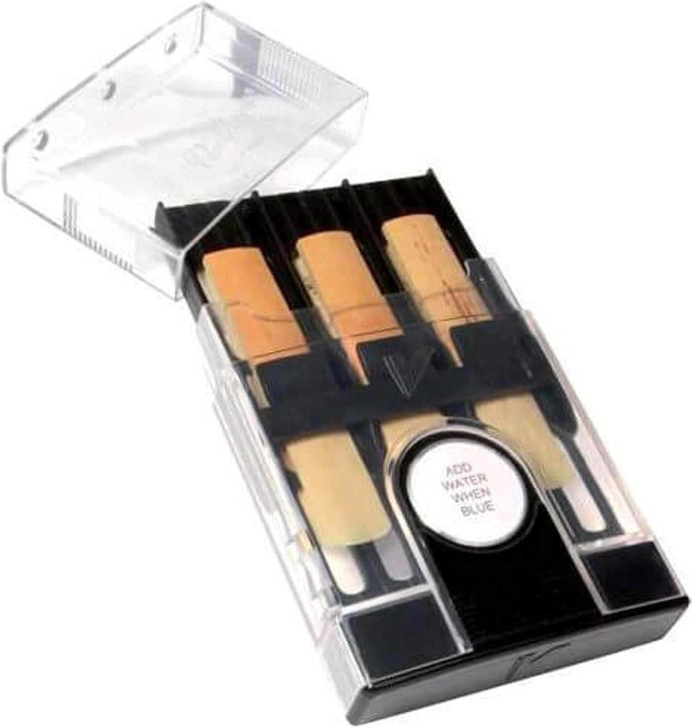 Vandoren HRC20 Hygro Case for Bass Clarinet/Tenor/Baritone Saxophone for 6 Reeds black Large