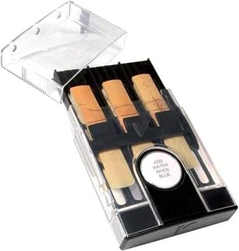 Vandoren HRC20 Hygro Case for Bass Clarinet/Tenor/Baritone Saxophone for 6 Reeds black Large