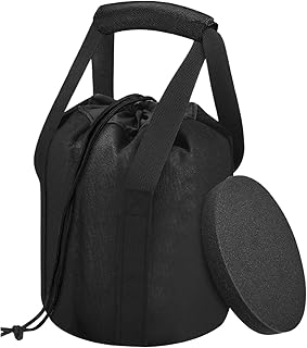 ショットプット ドローストリング バッグ - フォームパッド内蔵砲丸収納バッグ,ポータブルスポーツ装備 男性女性大人向け アウトドア練習 ワークアウト ジムトレーニング アスリート キャンプ チーム用