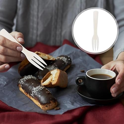 Miniatura 5 de LUOZZY Madre Perla Horquilla Elegante Horquilla Hogar Shell Mango Redondo Shell (Tenedor)