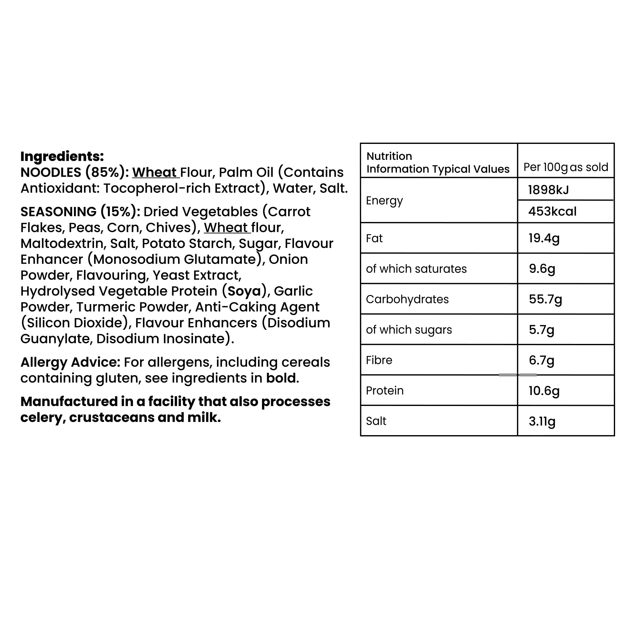 Ko-lee Go Cup Noodles Roast Chicken Flavour 65 g (Pack of 6)