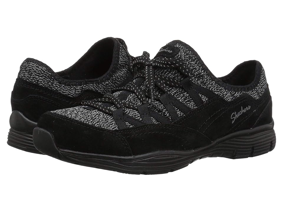 

SKECHERS Seager Zip Line (Black) Women's Shoes