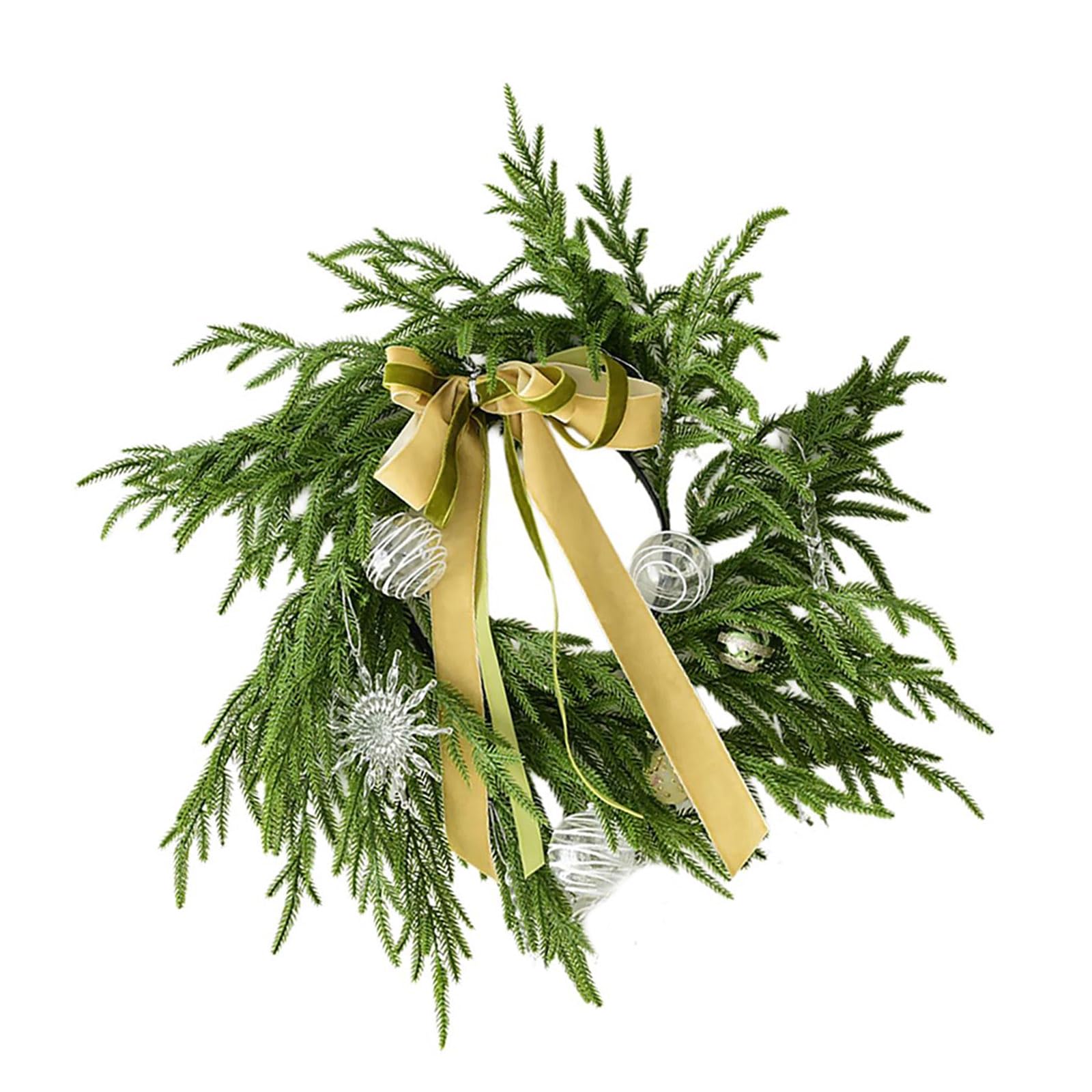 Couronne de Noël velours pour sublimer votre salon