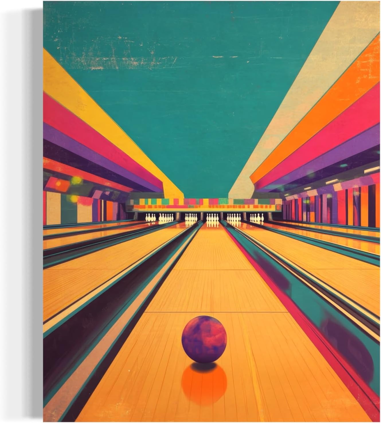 Electric Fan Pop Art Print Poster, Vintage Retro Wall Art Decor Paintings Classic Artwork for Bedroom Living Room Decorations. Gallery 14A (Electric Fan, 18 x 24 inches, Unframed)