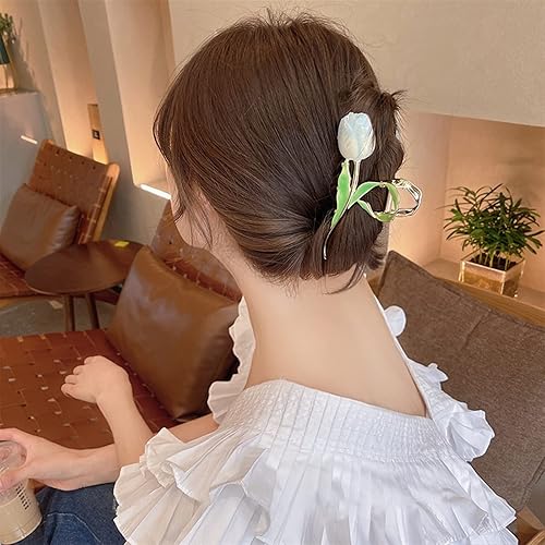 Miniatura 6 de MIOTEQ Flower For Women Geometric Hair Clip Hairpin Hair Accessories Headwear Hairgrips Gift (Color  S26)