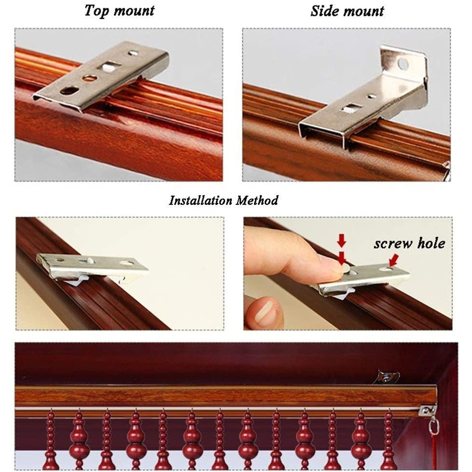 Rideau de Porte en Bambou Rideau de Perles en Bois,Rétro Rideau a Perles Diviseur Décoration Séparateur Panneau D'écran Intimité,pour Porte Entrée Salon Chambre,Personnalisé (70 shares-W70xH100cm)