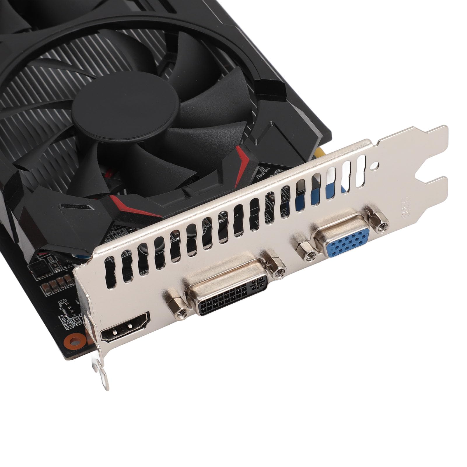 LICAEVEY Karta Graficzna 8GD5 PCIe, 8 GB GDDR5 128-bitowy Podwójny Wentylator, Niskoszumowa, Wydajna Karta Graficzna do Komputerów Stacjonarnych do Gier, z Kondensatorami
