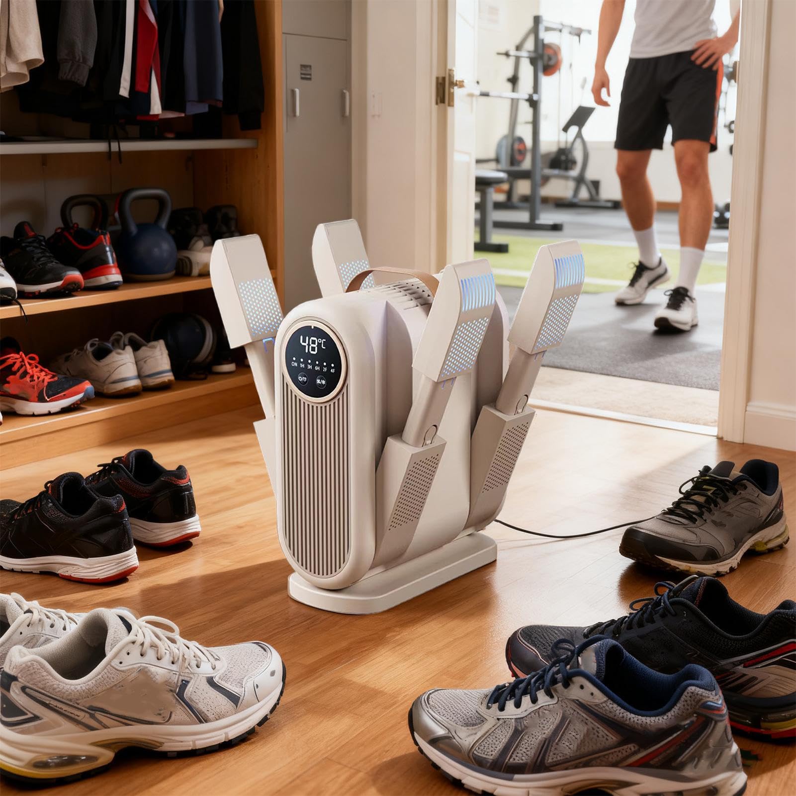 Asciugatore Elettrico Per Scarpe Riscaldatori Deodorizzatore Con Timer | Asciugatore Di Scarpe Riscaldatore Per Stivali Per Viaggio Sci Vacanze Borsa Lavaggio Sneaker