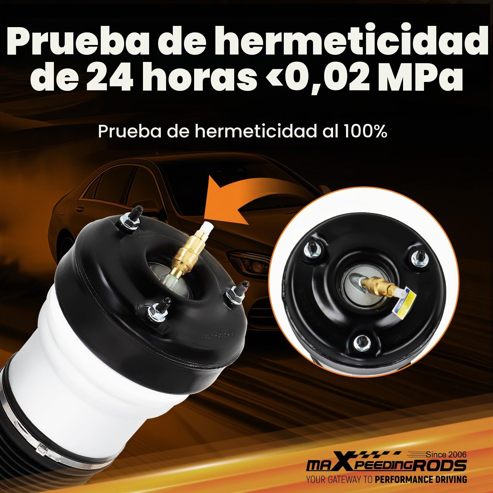 maXpeedingrods 2 amortiguadores delanteros para Mercedes-Benz Clase S W220 2203202438