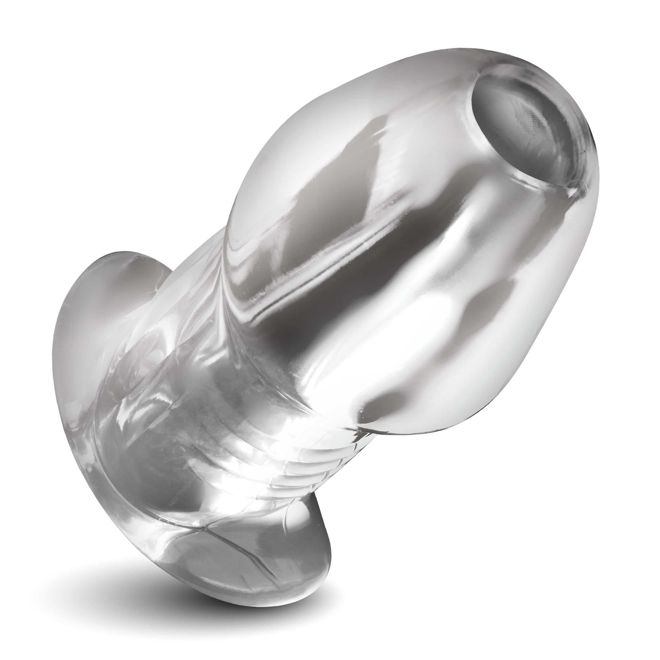 Amazon.com: Master Series Dicked Clear Hollow Butt Plug – Extra Large Anal  Plug with Tapered Tip & Flared Base, See-Through Anal Toy for Insertion,  Filling & Stretching – Phthalate-Free TPE, 2.5” Wide :