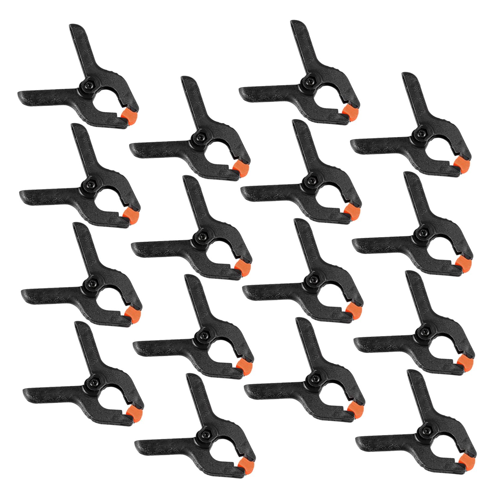 50 Piezas Unidades Clips de Resorte Resistentes para Fotografía Pinzas de Plástico para Fondo Muselina y Lienzo Sujetadores Rápidos para Estudio y Exteriores