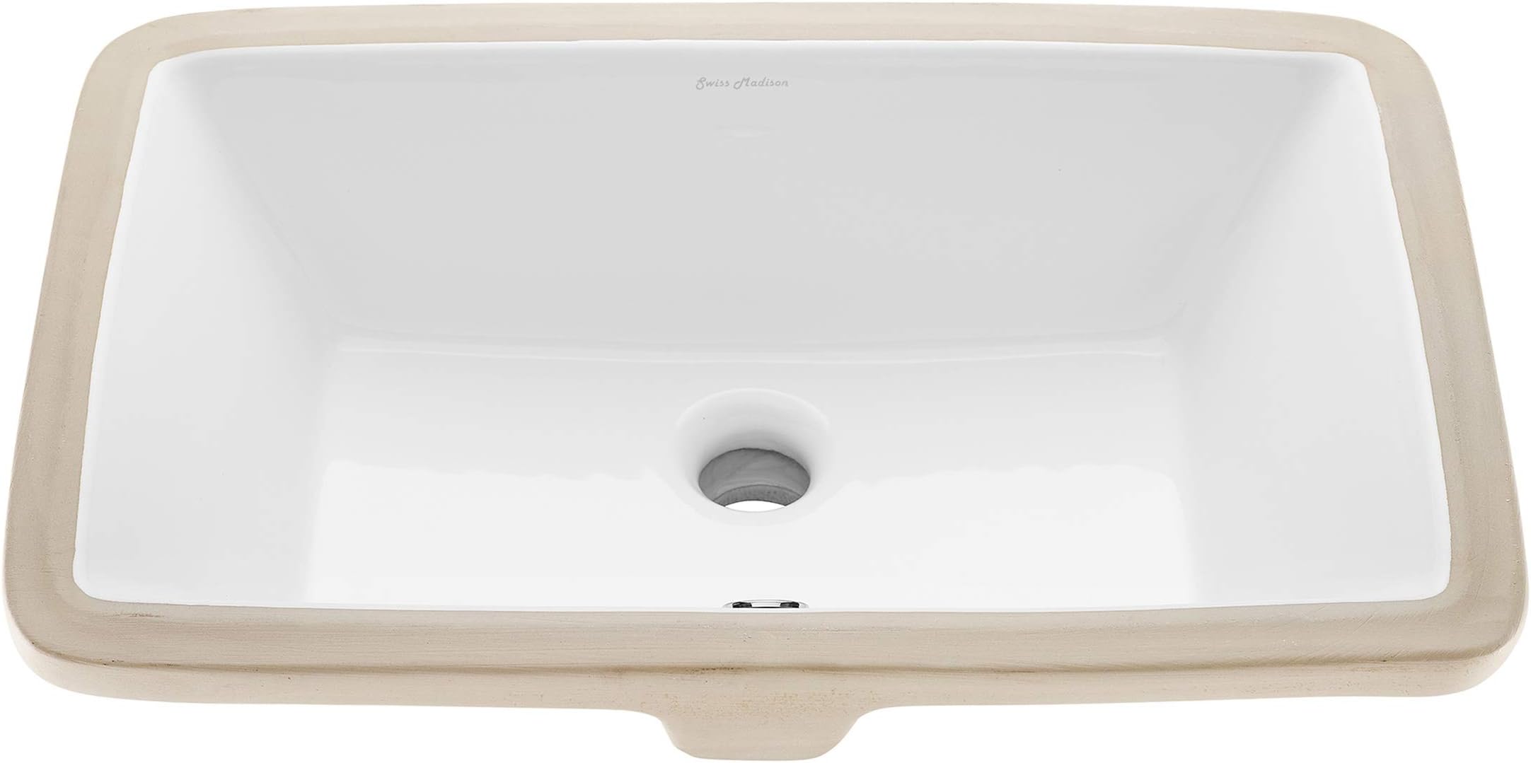 Swiss Madison Well Made Forever SM-UM625 Voltaire 21 Rectangular Under-Mount Bathroom Sink
