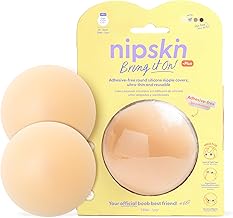 NIPSKIN Reusable Non-Adhesive Nipple Covers “Bring It On” – Silicone, No Glue, Ultra-Thin, Strapless