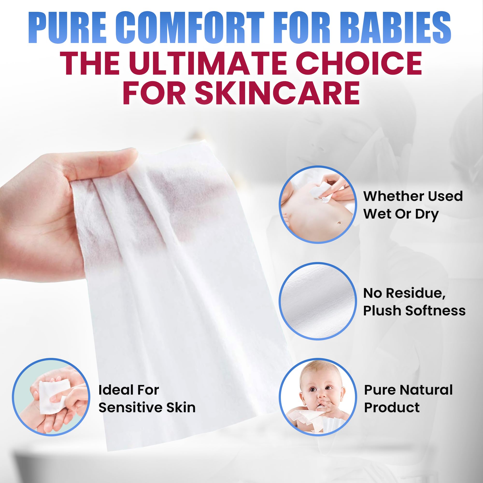 Set per la cura del bambino: contiene un balsamo per il corpo Aveno Baby Night time con salvietta detergente morbida LUXPAKS, 325 ml