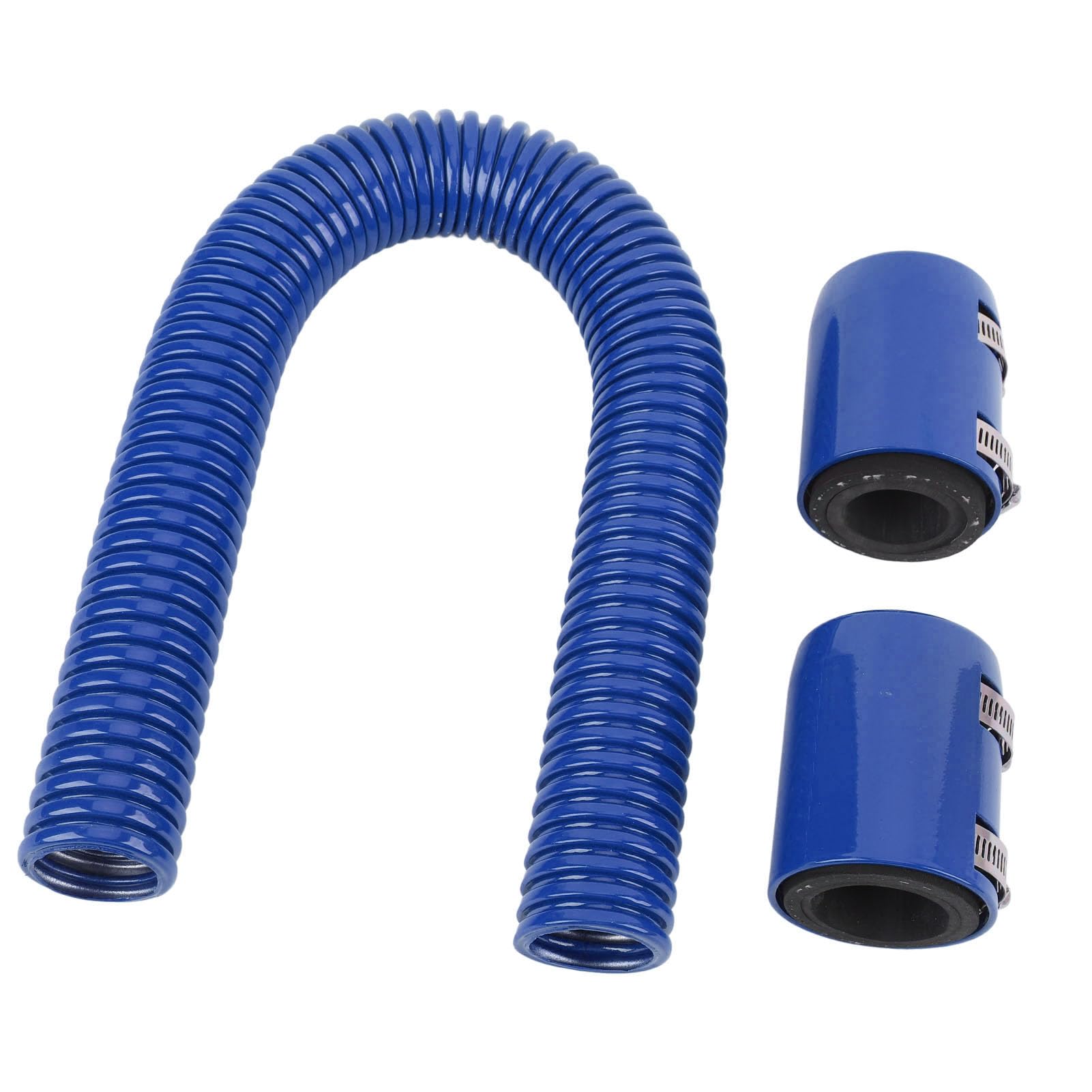 VGEBY Kit Tubo Flessibile del Liquido di Raffreddamento del Radiatore da 24 Pollici Kit Tubo Flessibile del Liquido di Raffreddamento del Radiatore in Acciaio Inossidabile con Morsetti Regolabili