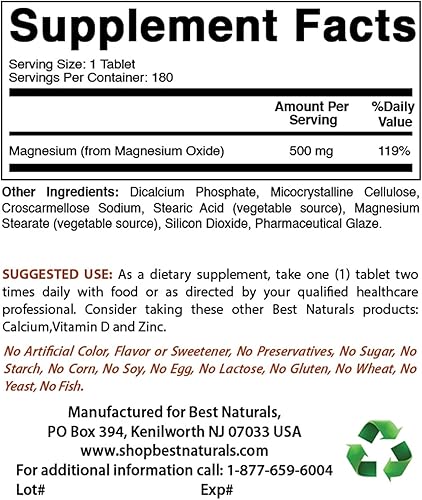 Miniatura 2 de Complejo de polen de abeja 1000 mg y óxido de magnesio 500 mg