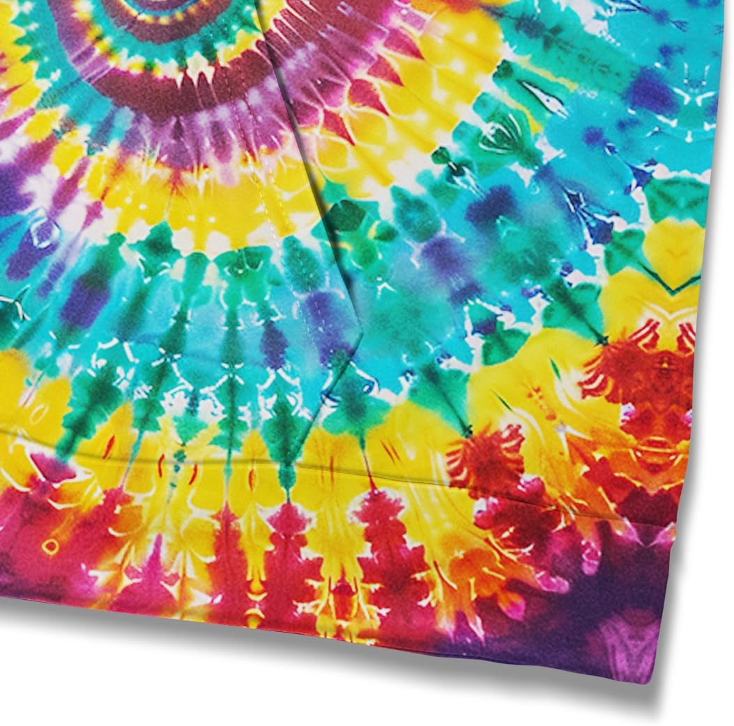 Men's Tie Dye Print Hoodies Colorful Graphic Hooded Pullover Fashion Long Sleeve Sweatshirt Hoodie With Pocket - Image 4