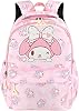 Roffatide Anime Melody All Over Print Casual Backpack Laptop Backpack Travel Hiking Rucksack