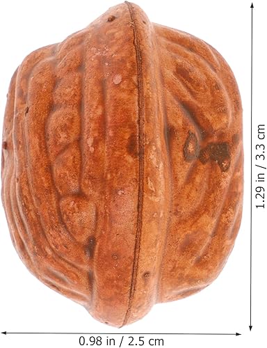 Miniatura 5 de 20 piezas de nogal artificial de simulación de nogal modelos de mercado de alimentos modelo de fotos decoración de mesa de comedor para el hogar