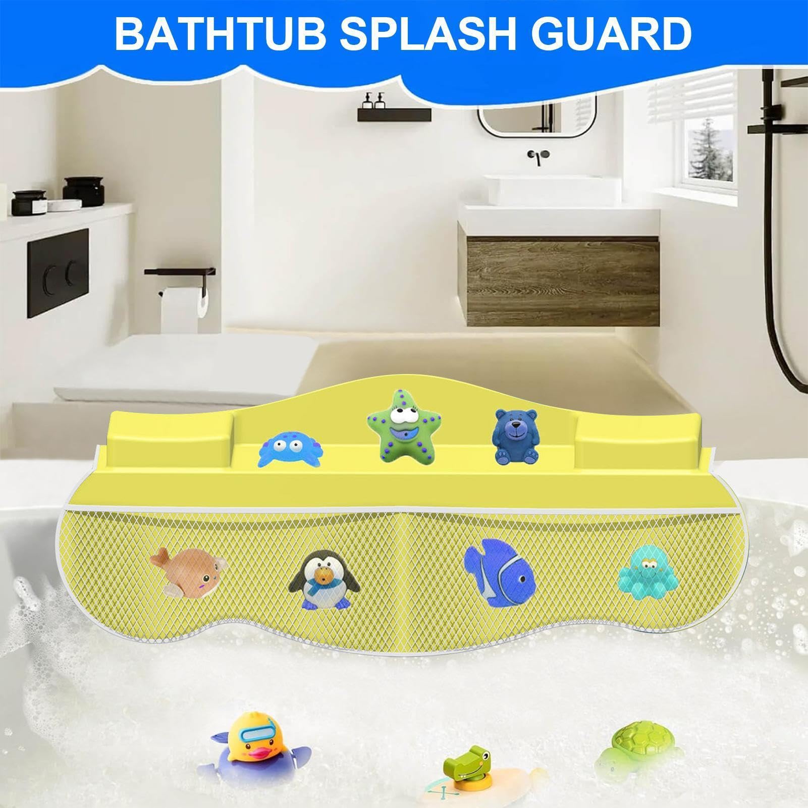 Badewannen-Wasserschutz, Badewannenablage, Badewannen-Spielregal