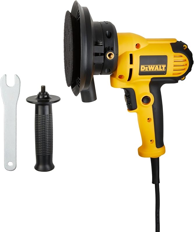 Lijadora rotativa DEWALT, velocidad variable, cubierta antipolvo, 5 pulgadas (DWE6401DS)