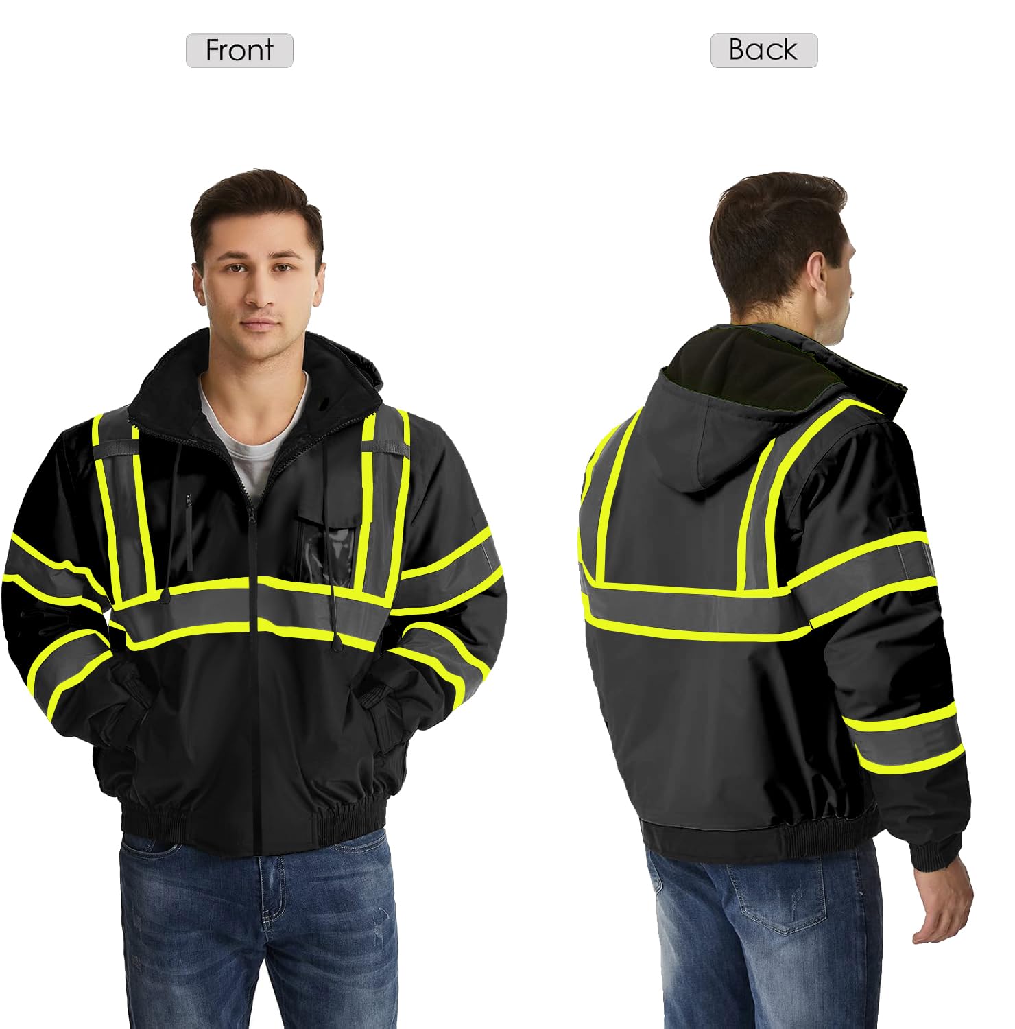Snapklik.com : SKSAFETY High Visibility Reflective Jackets For Men ...