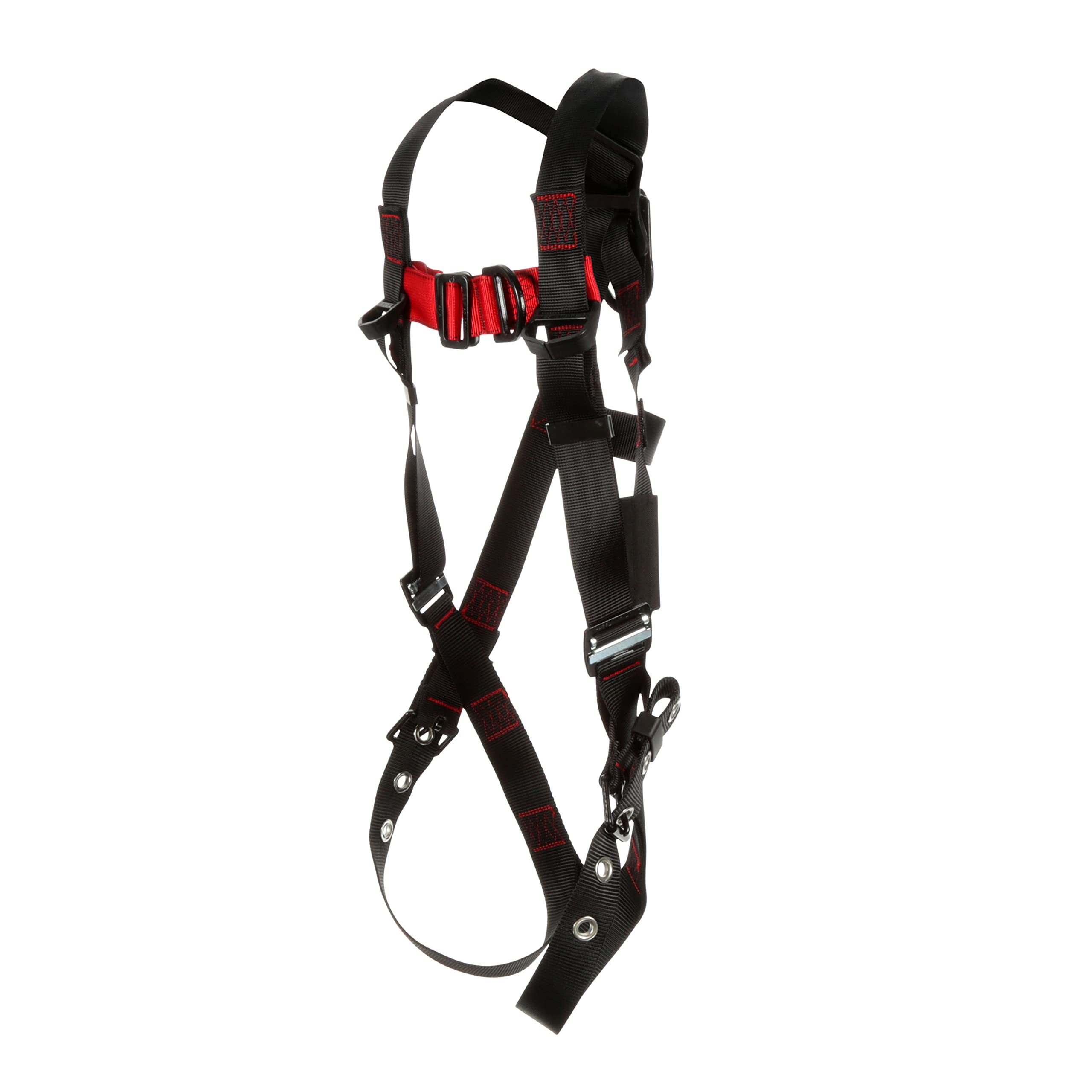 3M Protecta Comfort Vest-Style Positioning/Climbing Harness 1161442, Black, Small, 1 EA/Case