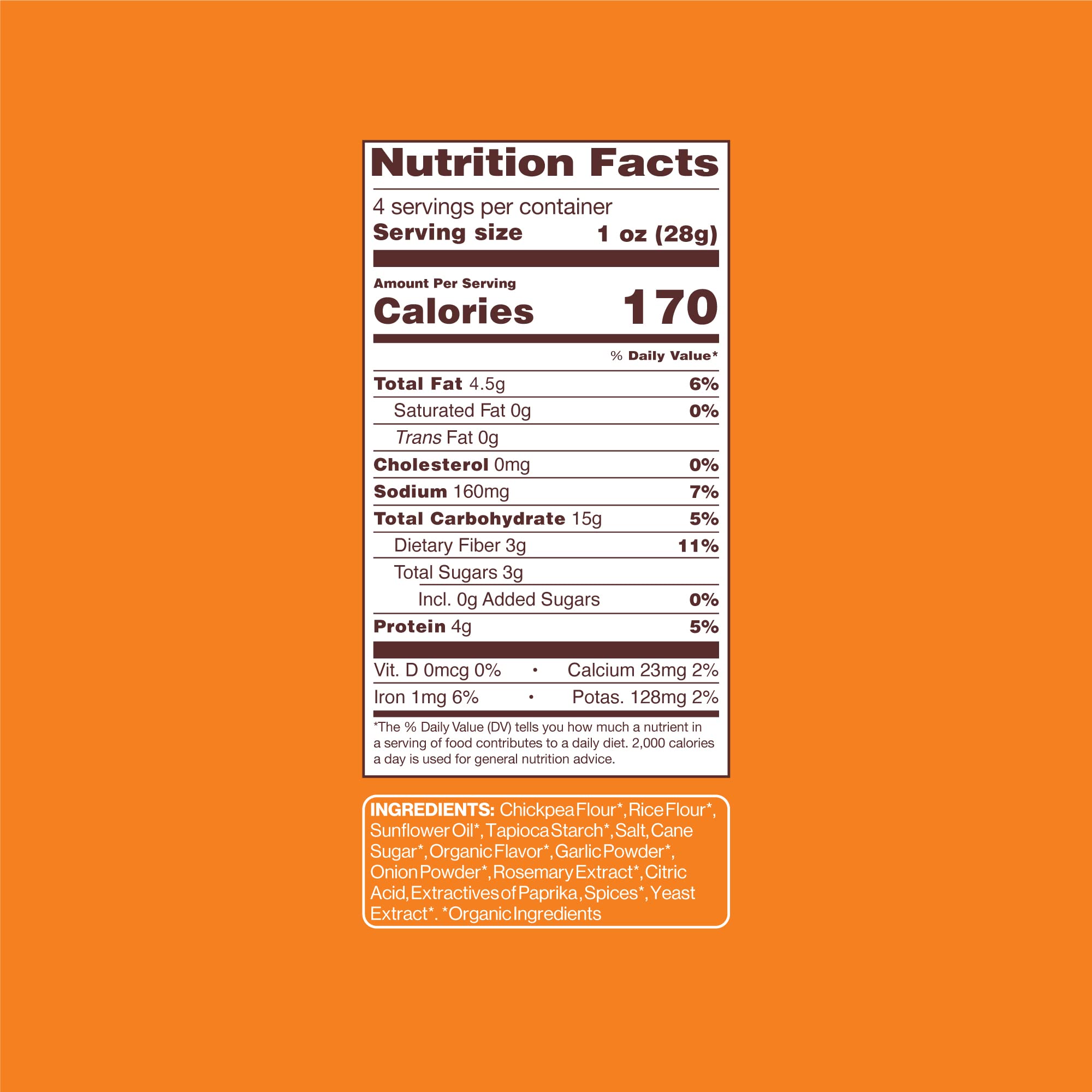 Buy HIPPEAS Organic Chickpea Puffs + Vegan Nacho Vibes 4 Ounce, 6