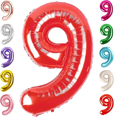 Vista 46 de Globos del números 0 de 40 pulgadas para formar los números 10, 20, 30, 40, 50, 60, 70, 80, 90, 100, para decoración de cumpleaños, bodas, eventos