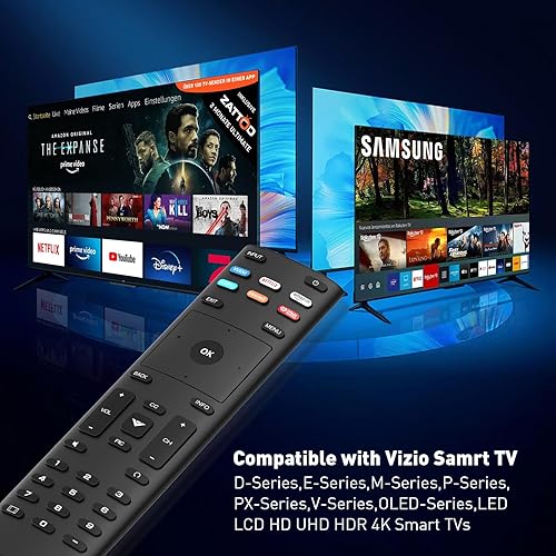 Miniatura 3 de Paquete de 2 Control remoto universal XRT136 para VIZIO Smart TV Remoto Reemplazo para LED LCD HD 4K UHD HDR Smart TV