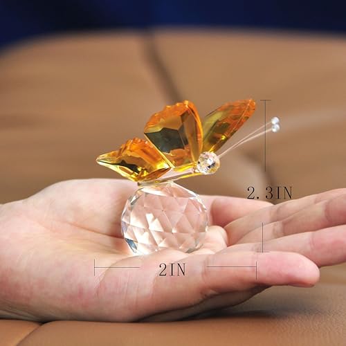 Miniatura 4 de H&D HYALINE & DORA Arte de animales coleccionables de vidrio, decoración de mesa de figura de cristal hecha a mano, decoración de escritorio de