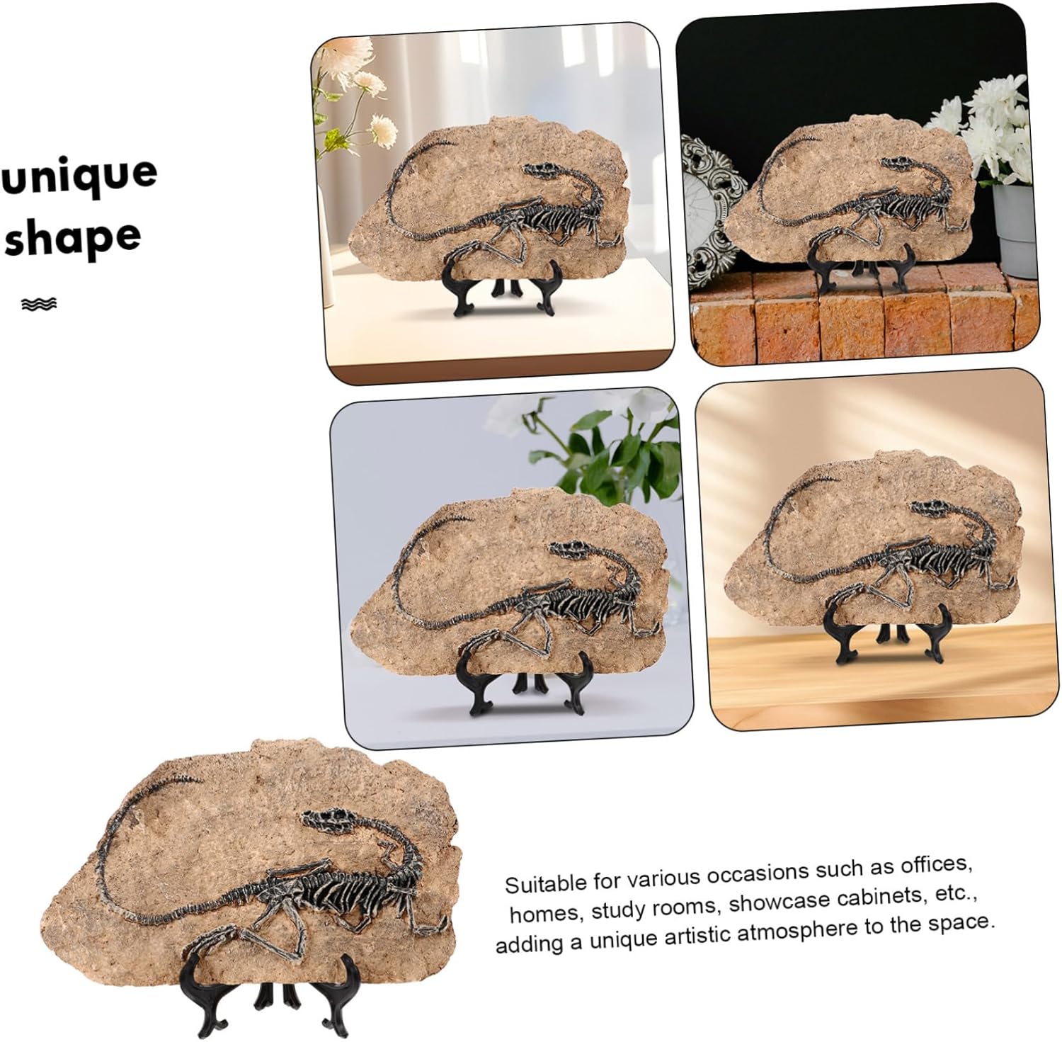 Realistic Dinosaur Resin Ornament Detailed Miniature and Models for Home Office Classroom Decor