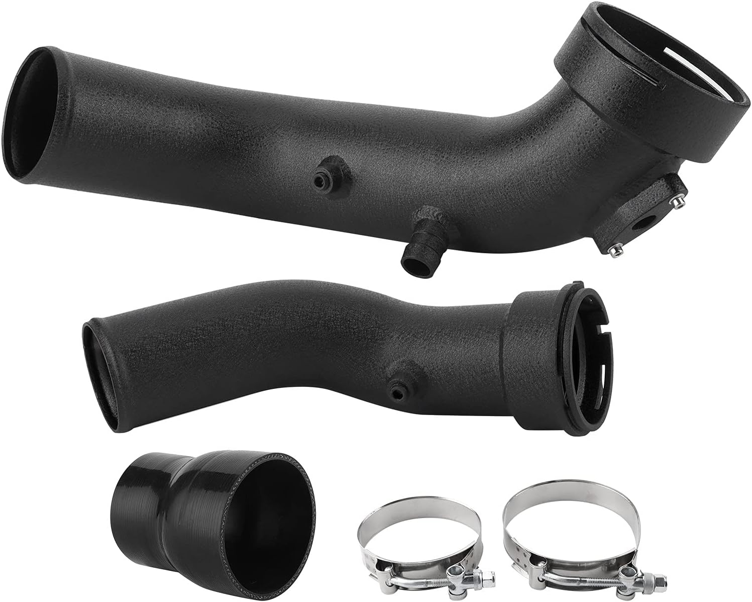 Air Intake Turbo Charge Pipe, Antiwear Aluminium Air Intake Turbo Charge Pipe Increase Throttle Response Fit for F20 F30 135i 235i 335i N55 3.0T