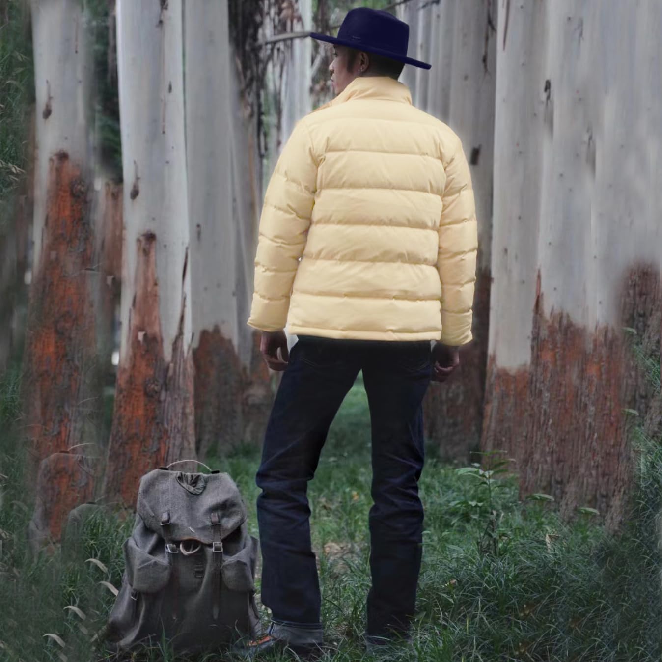 HEYANN Klasyczny kapelusz Fedora z szerokim rondem z klamrą do paska, filcowy kapelusz Trilby, kapelusz panamski, kapelusz jazzowy dla kobiet i mężczyzn