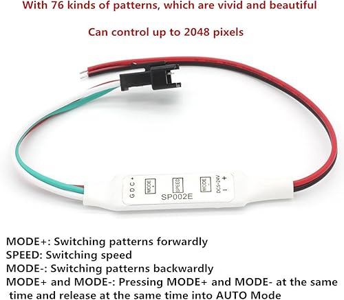 Miniatura 3 de WESIRI WS2812B Tira de luces LED 16.4ft 5M WS2812B 150LEDs Programable Individual Direccionable WS2811 Incorporado 5050 RGB LED Tira IP30 No