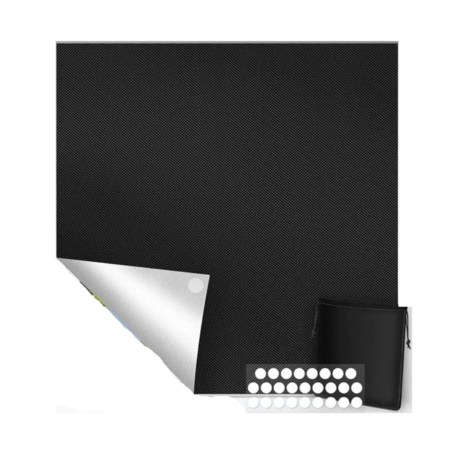 XIUsheUA blackout blinds stick on 1/2/3Meter Portable Blackout Curtain Blind Window Thermal Insulated Kitchen Curtains Stick On DIY Non-perforated Temporary(A-150x100cm)