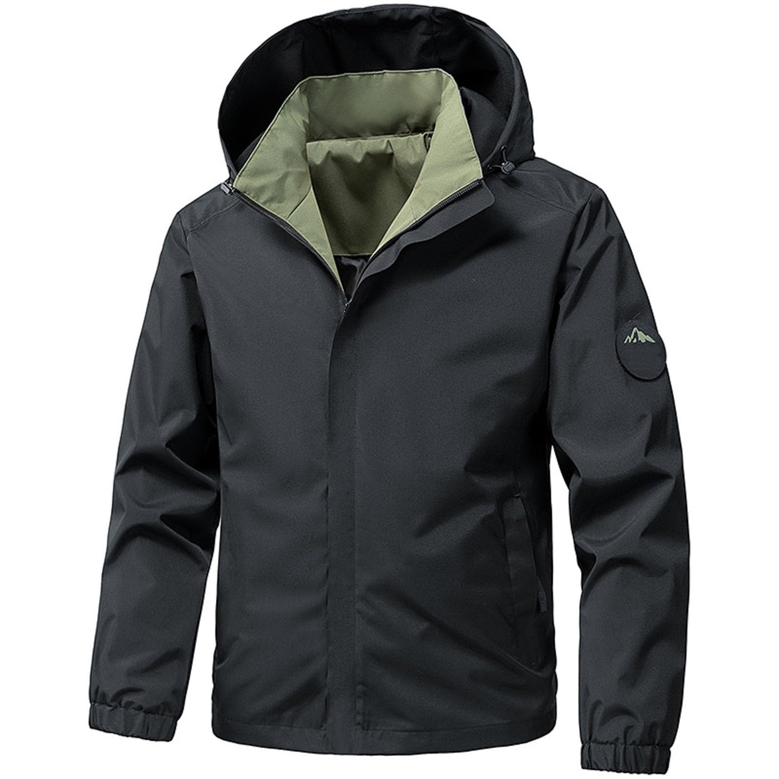 Giacca da uomo in softshell, impermeabile, traspirante, antivento