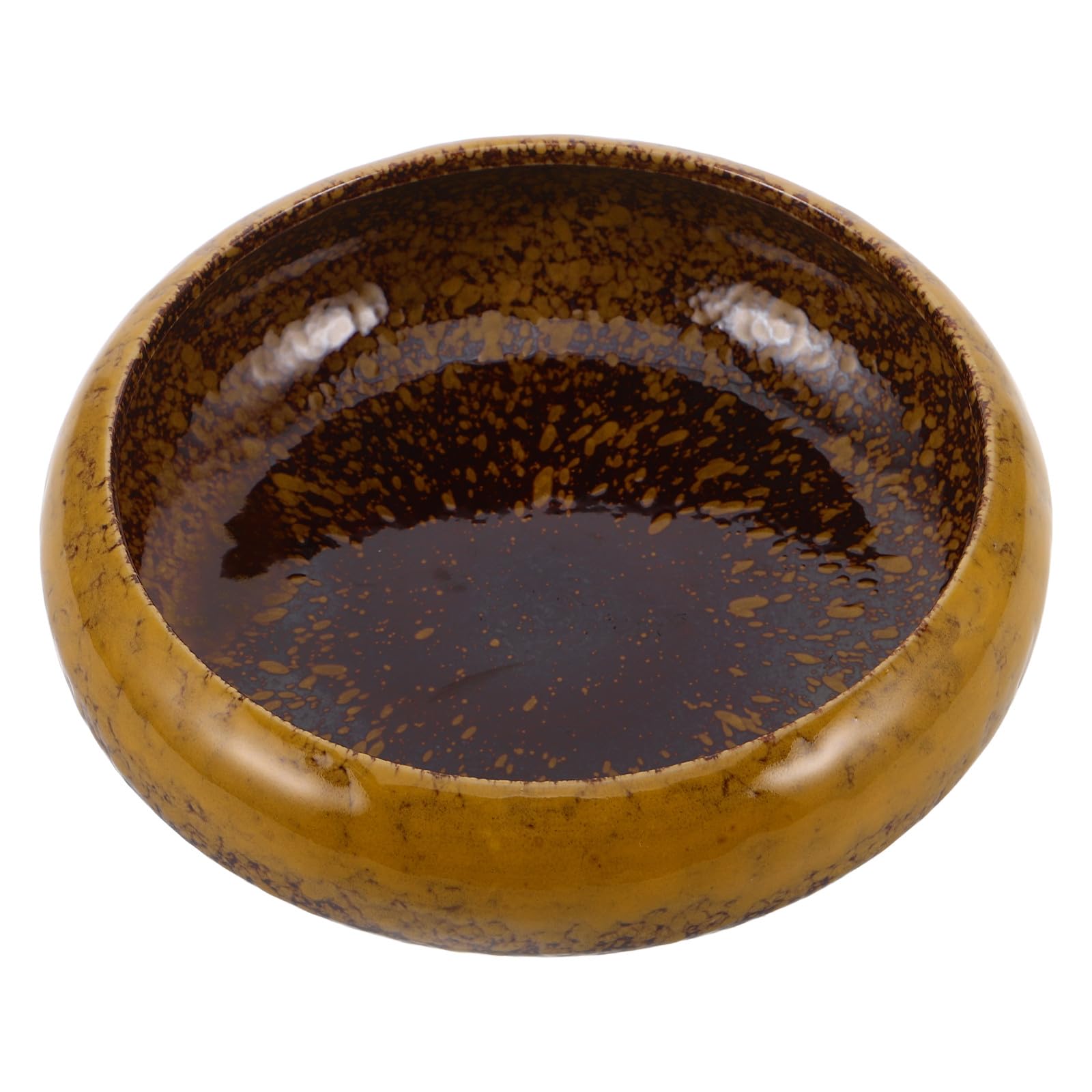 UPKOCH Doniczka z kwiatem lotosu - okrągła ceramiczna donica hydroponiczna do wnętrz - elegancka doniczka na lilię wodną, ​​rośliny wodne, bonsai do salonu