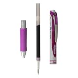 Pentel EnerGel Deluxe RTX Retractable Liquid Gel Pen, (0.7mm), Metal Tip, Violet Ink, 1 Pack (BL77BPV) – view 5