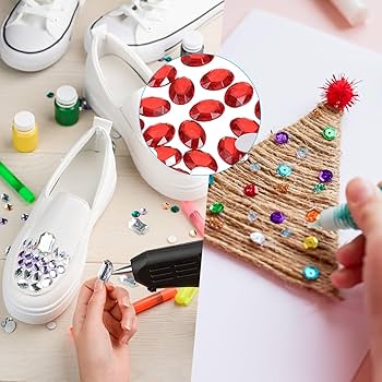 Amazon.co.jp: uxcell 500個の楕円形フラットバックアクリル