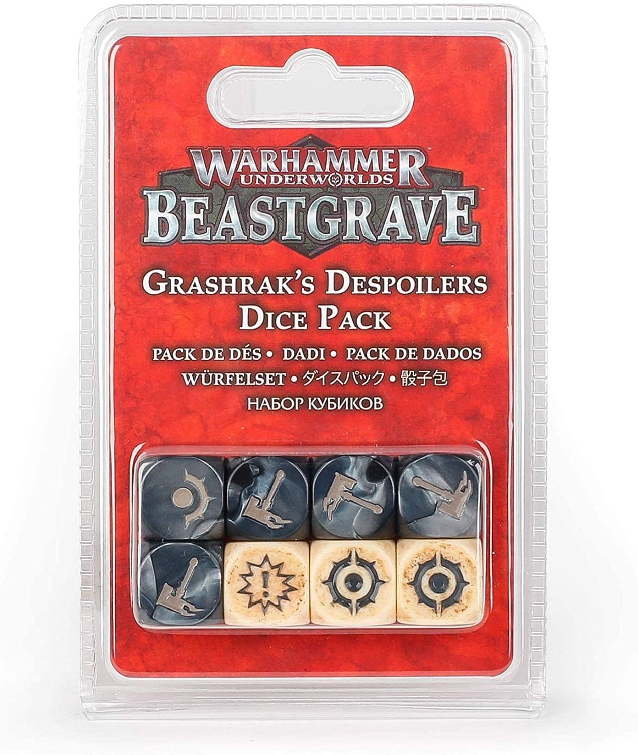 Games Workshop Warhammer Underworlds: Beastgrave – Grashrak's Despoilers Dice Pack