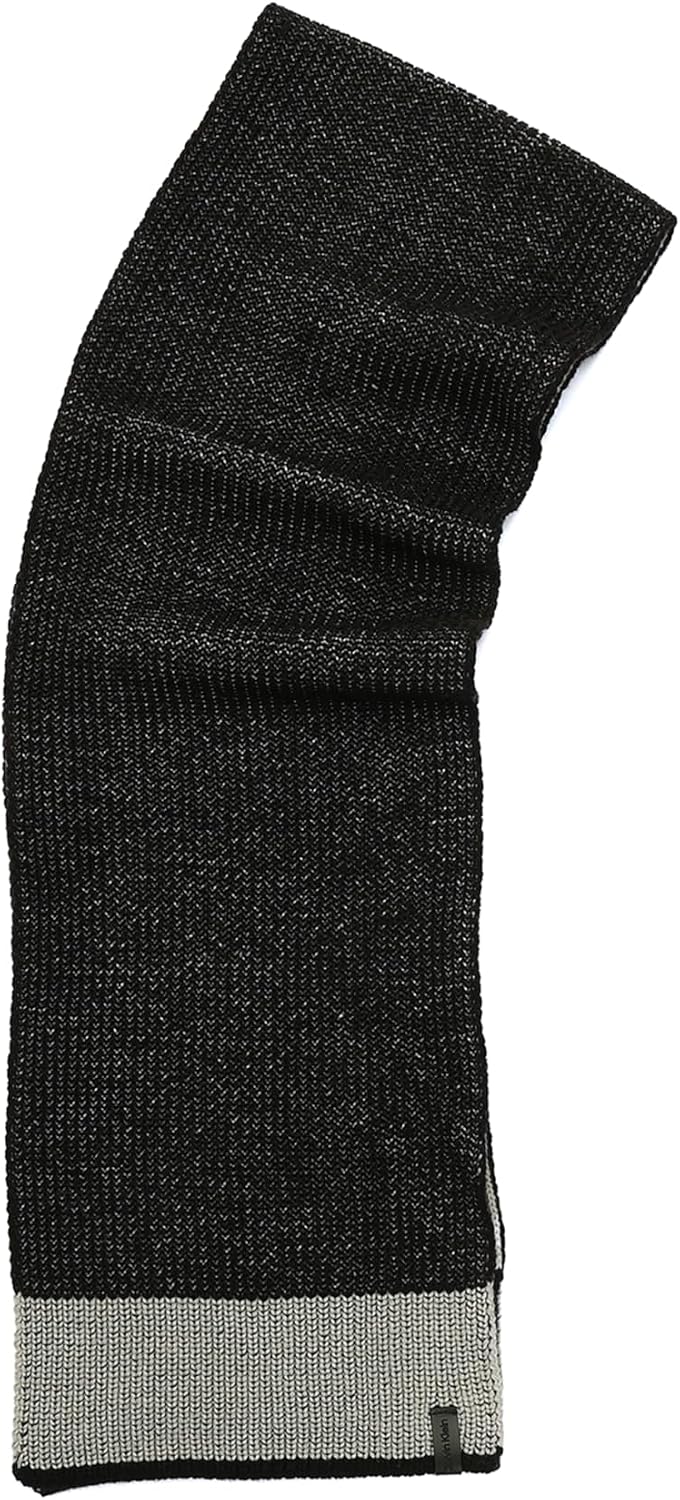 Calvin Klein Color Block Fisherman Scarf
