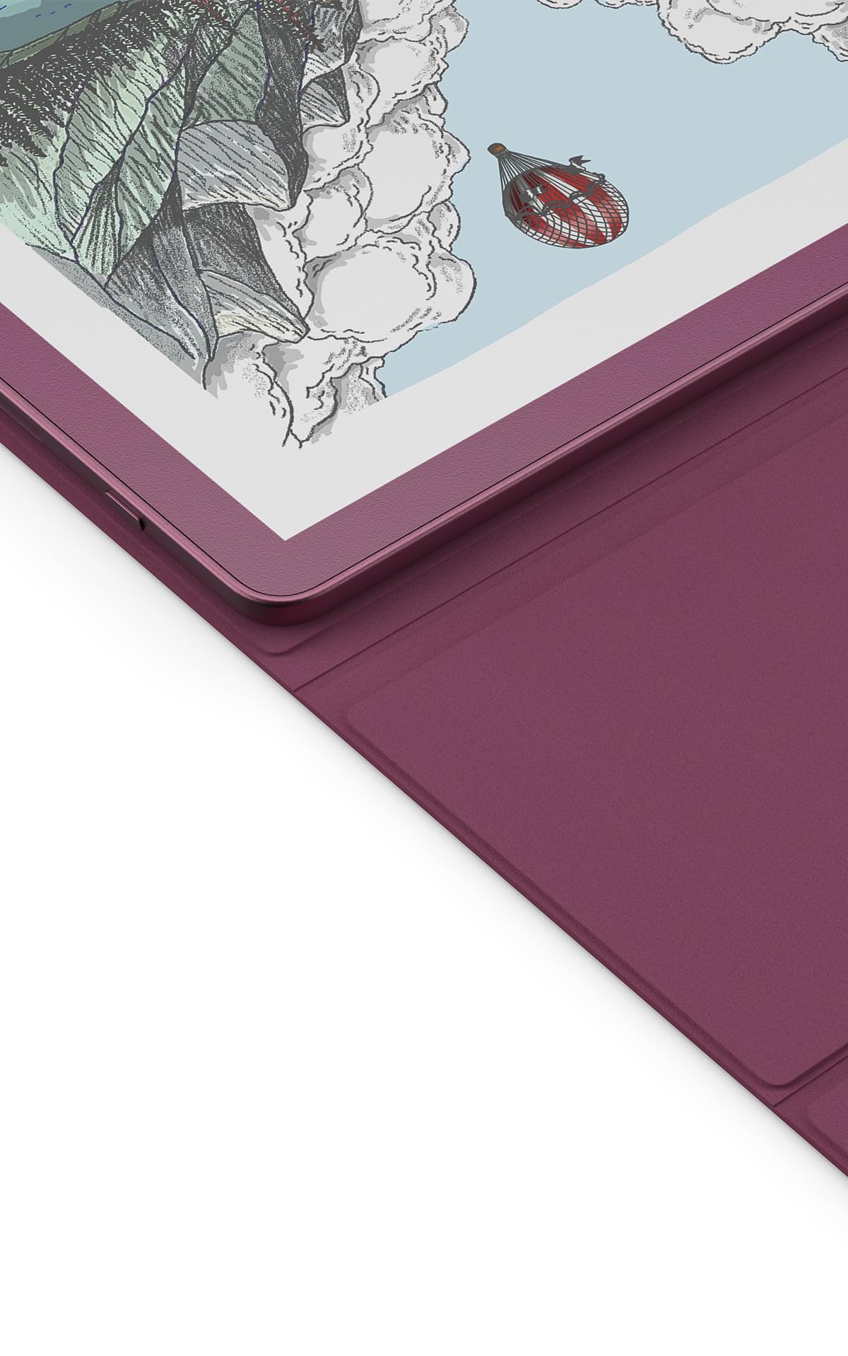 Nouvel étui à rabat avec système de fixation aimanté pour Amazon Kindle Scribe : étui de protection fonctionnel en cuir premium