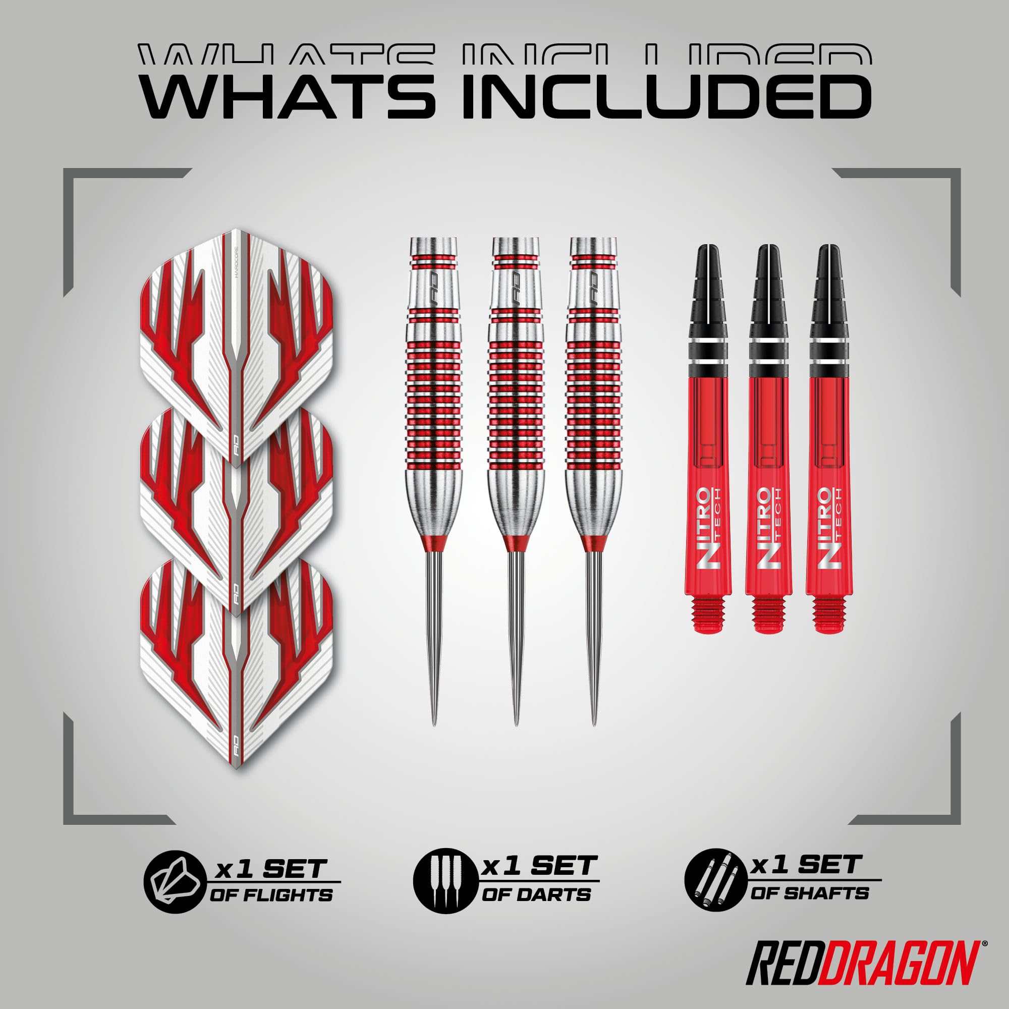 Amazon.co.jp: レッドドラゴンリフレックスタングステンダーツセット